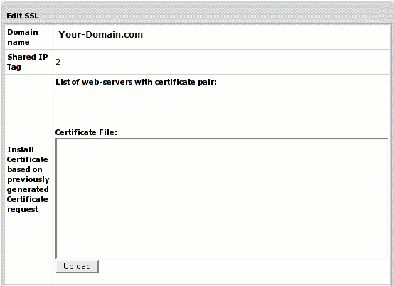 H-Sphere Installation of Primary Certificate