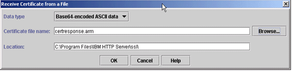 IBM-HTTPSSL-Recieve-Certificate-File