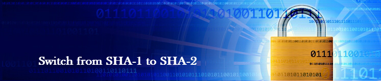 Switch from SHA-1 to SHA-2