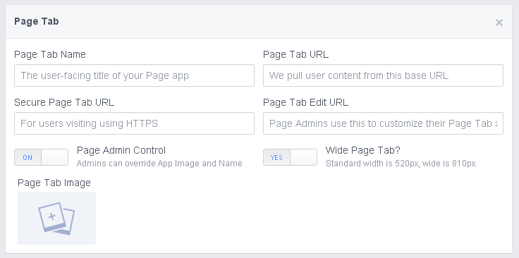 Secure Page Tab URL