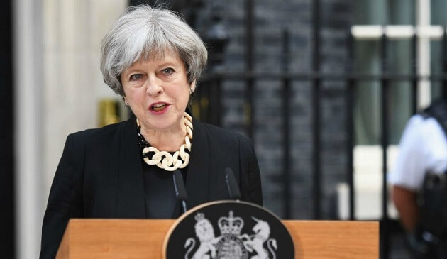 Theresa May has once again called for curbing Encryption