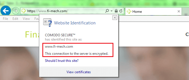 How To Check Ssl Certificate Information In Ie Sslsecurity