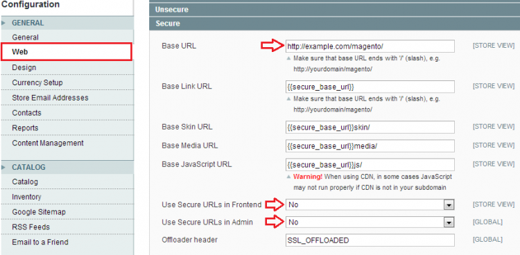 kích hoạt chứng chỉ ssl trong magento