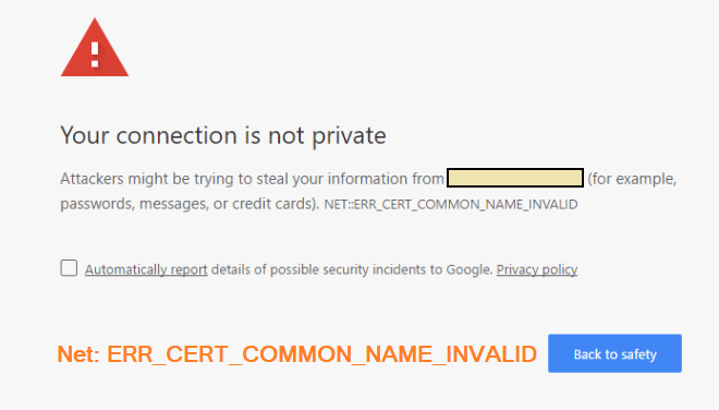 android the connection is not secure email