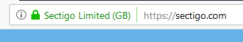 Sectigo on HTTPS