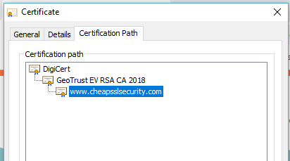 Root Certificate Structure