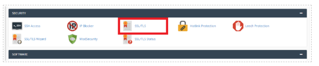 SSL Security Settings in cPanel