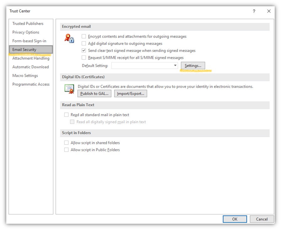 how to set tls encryption in outlook 2016 on mac