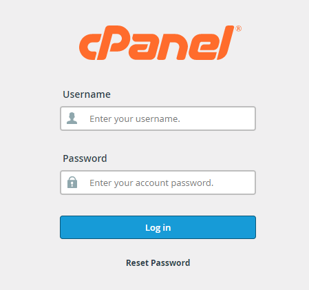 Graphic: Get your Comodo SSL key by logging into your cPanel.