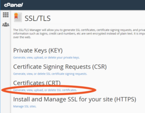 Graphic: Install an SSL Certificate