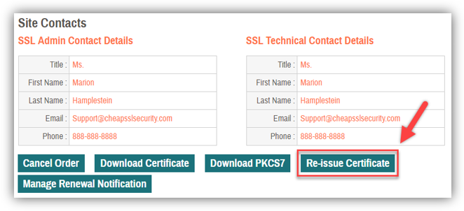 Graphic: Reissue SSL certificate process step 4